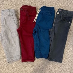 GAP BABY Boy Pants 4 Pack 12-18